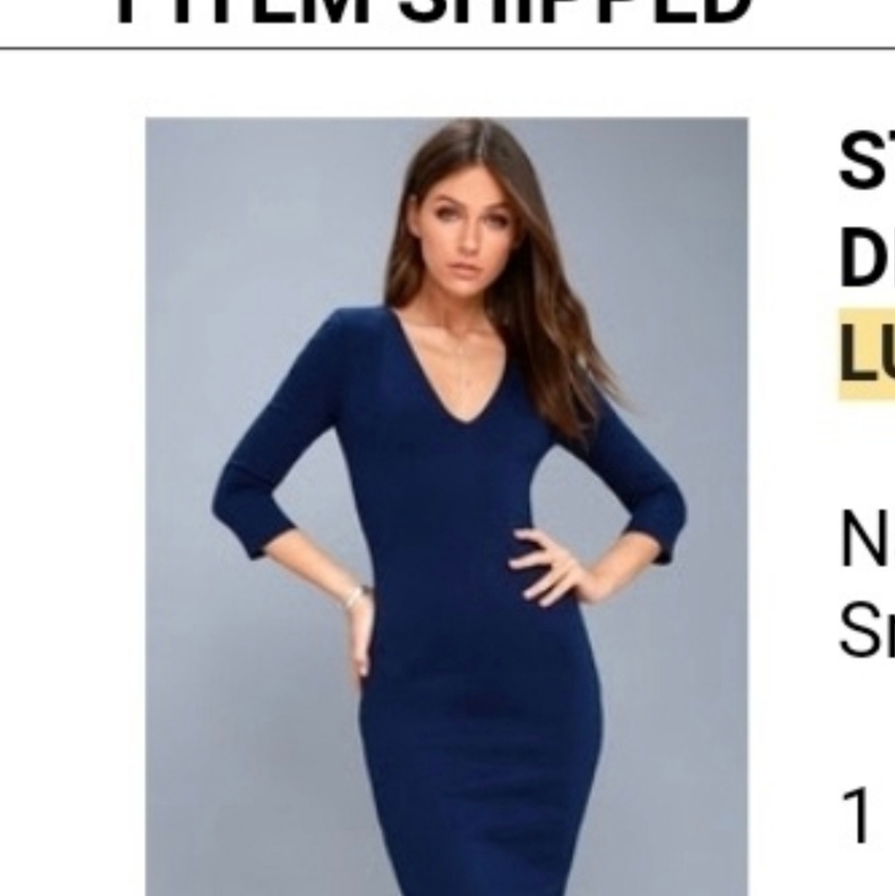 NWT lulus midi dress